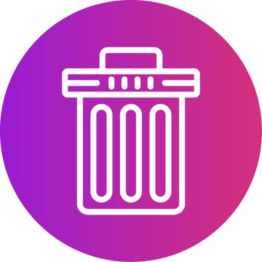 vektör geri dönüşüm kutusu simgesi