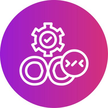 Vektör ayarı Simge illüstrasyonu