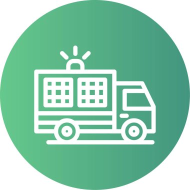 Vektör van Ico, vektör illüstrasyonu