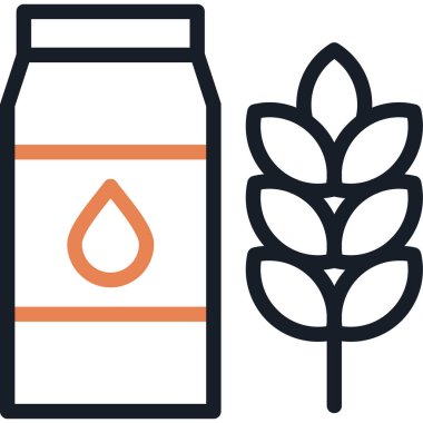 Gıda ve içecek Web ikonu vektör illüstrasyonu