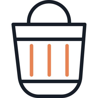 Sepet. Web simgesi basit tasarım