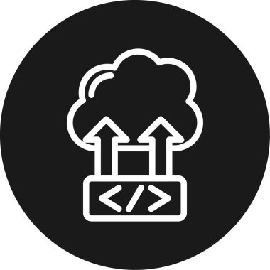 Bulut hesaplama. Web simgesi