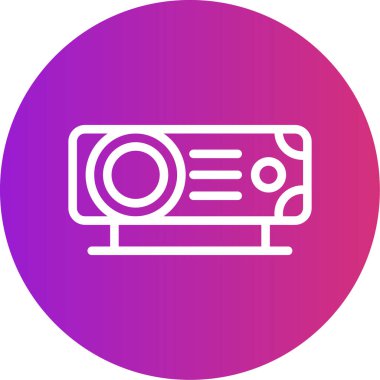 vektör lcd simgesi illüstrasyonu