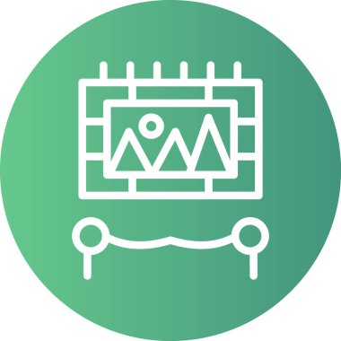 Seo simgesinin vektör illüstrasyonu