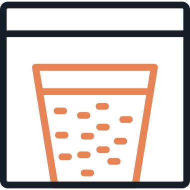 içki web simgesi vektör illüstrasyonu