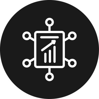 Seo simgesinin vektör illüstrasyonu