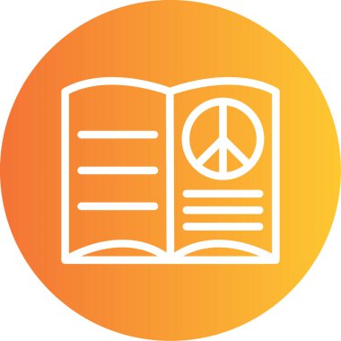 Kitap. Web simgesi basit illüstrasyon