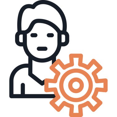 Teçhizat Web simgesi basit illüstrasyon