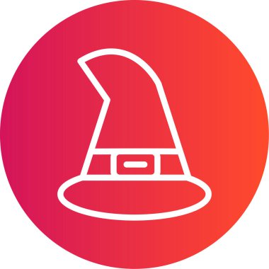 Şapka. Web simgesi basit illüstrasyon