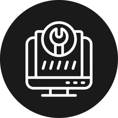 İnternet simgesi vektör illüstrasyonu