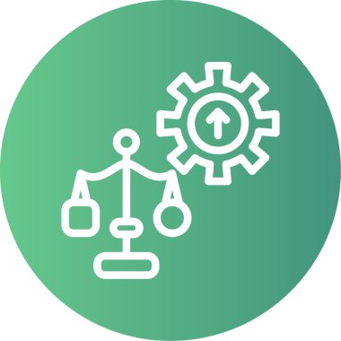 İş simgesinin vektör illüstrasyonu