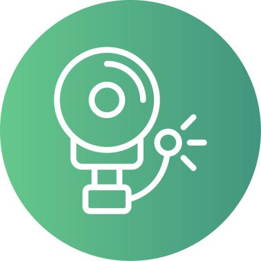 Modern b 'nin vektör çizimi ışık simgesinden yoksun