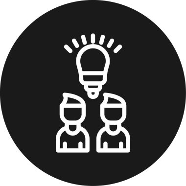 ampul simgesi vektör illüstrasyonu