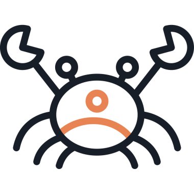 Çizgi film simgesinin vektör illüstrasyonu