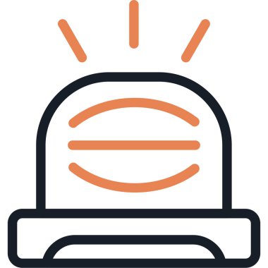 Yemek. Web simgesi basit illüstrasyon