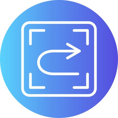 yön ikonu vektör illüstrasyonu