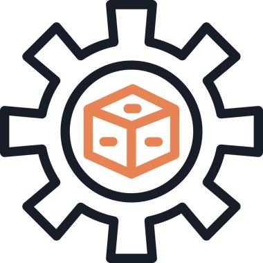 Teçhizat. Web simgesi basit illüstrasyon