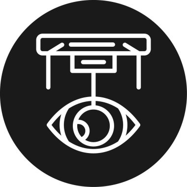 Göz simgesi, vektör illüstrasyonu