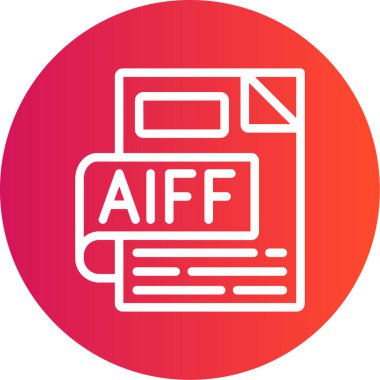 Dosya biçiminin vektör illüstrasyonu