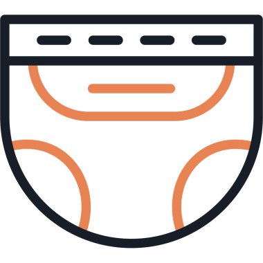 iç çamaşırı vektör simgesi modern basit tasarım illüstrasyonu