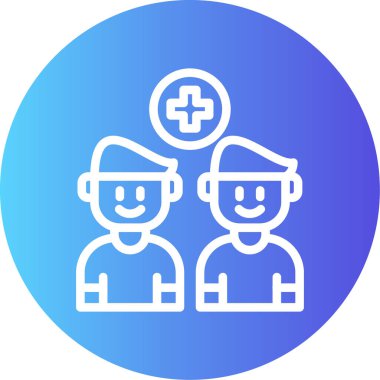 Modern simgenin vektör illüstrasyonu