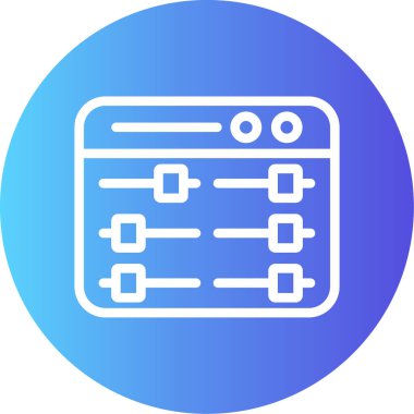 seo modern simgesinin vektör illüstrasyonu