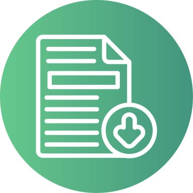 dosya belge vektör simgesi