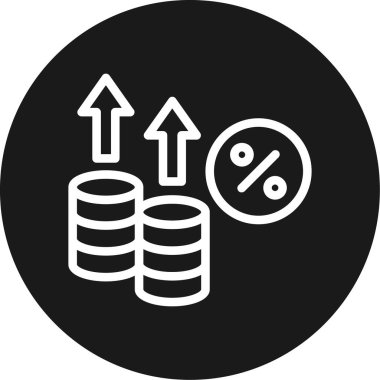 veri analiz vektör simgesi. düz biçim illüstrasyonu.