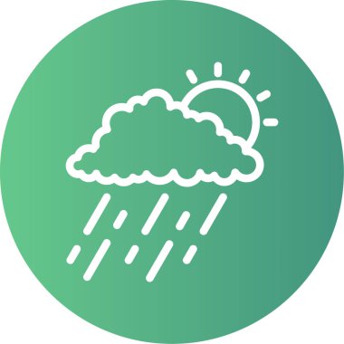 bulut simgesi, vektör illüstrasyon tasarımı