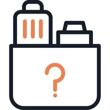 kutu teslim paketi simgesi Doldurulmuş dış hat biçimi