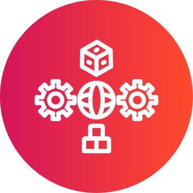 Simge vektör illüstrasyonu ayarlanıyor