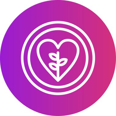 vektör kalp simgesi