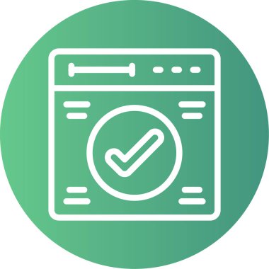 Seo simgesinin vektör illüstrasyonu