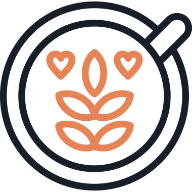 Havuç simgesi vektör illüstrasyonu