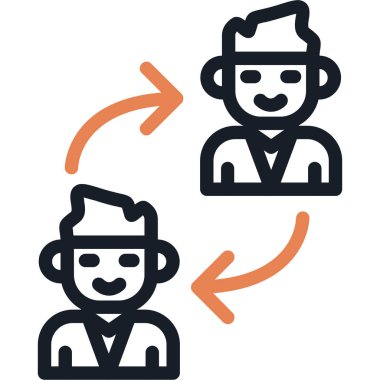 Müşteri bakım vektör simgesi