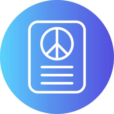 Barış kitabı, vektör illüstrasyonu