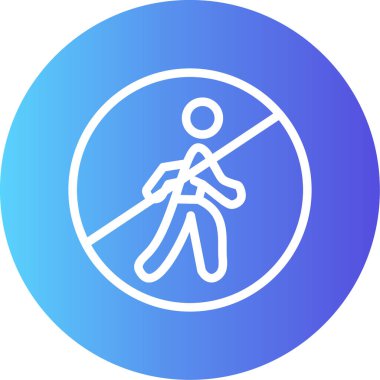 Yol işaretinin vektör illüstrasyonu