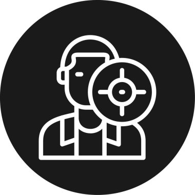 Modern simgenin vektör illüstrasyonu