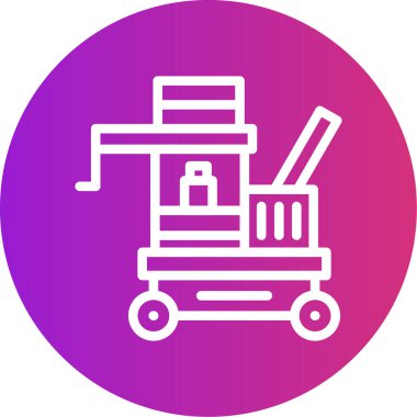 Modern yapı simgesinin vektör illüstrasyonu