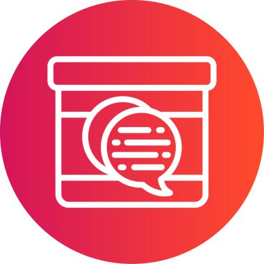 seo modern simgesinin vektör illüstrasyonu