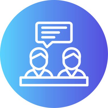 İnsan simgesinin vektör illüstrasyonu