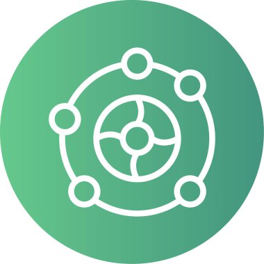 seo modern simgesinin vektör illüstrasyonu