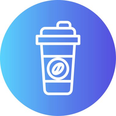 Vektör Kahve Simgesi illüstrasyonu