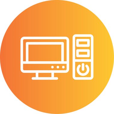 Modern simgenin vektör illüstrasyonu