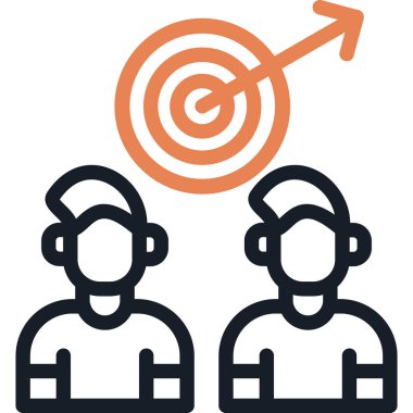 iş pazarlama simgesi, vektör illüstrasyonu