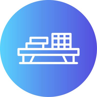 vektör oluşturma simgesi, basit illüstrasyon