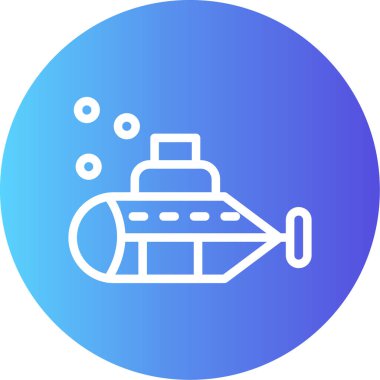 Tekne simgesinin vektör illüstrasyonu