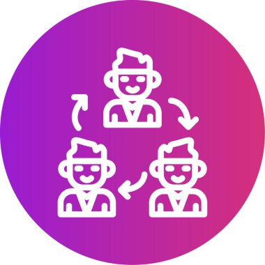 İnsan simgesinin vektör illüstrasyonu