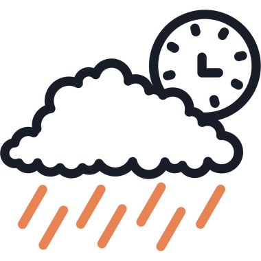 hava tahmini tam biçimli bulutlu simge