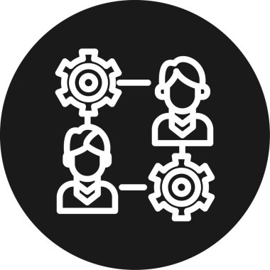 seo modern simgesinin vektör illüstrasyonu